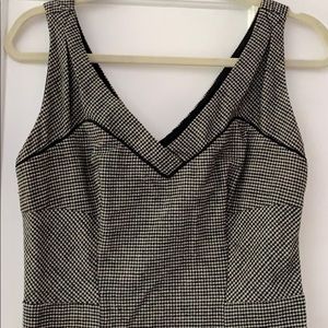 Auth DVF Midi- gingham print dress, size 8